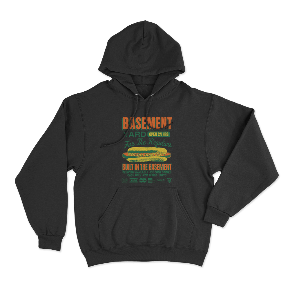 Basement Deli Unisex Hoodie Black Basement Deli Unisex Hoodie Black