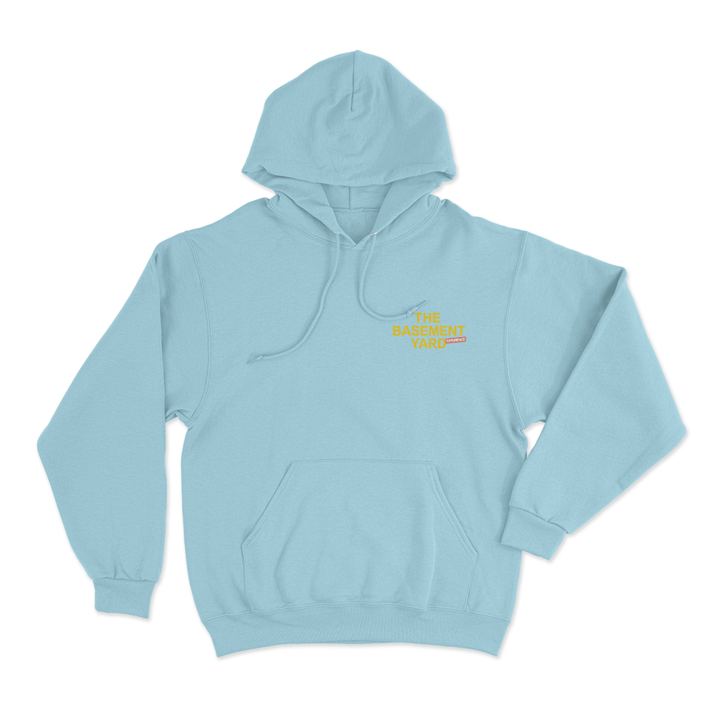 Basement Yard Experience Unisex Hoodie Sky Blue Basement Yard Experience Unisex Hoodie Sky Blue