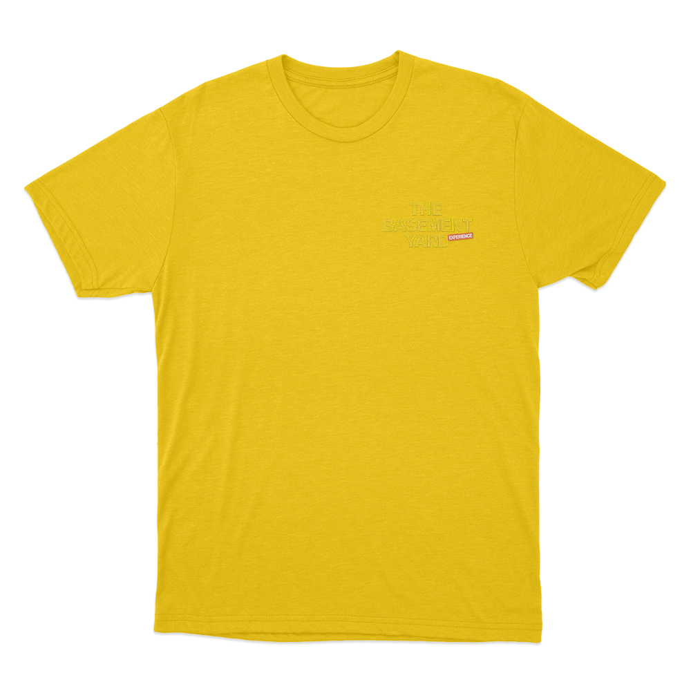 Basement Yard Experience Unisex T Shirt Yellow Basement Yard Experience Unisex T Shirt Yellow