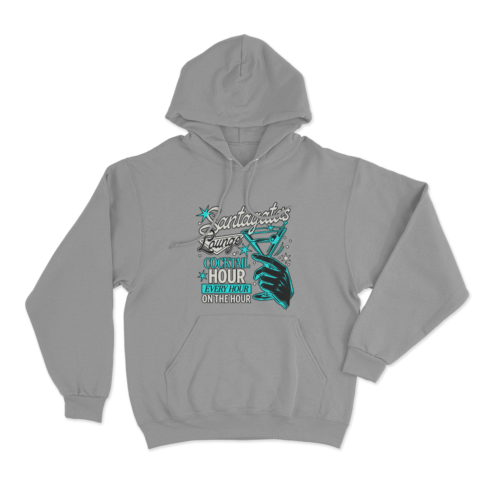 Santagato Lounge Unisex Hoodie Grey Santagato Lounge Unisex Hoodie Grey