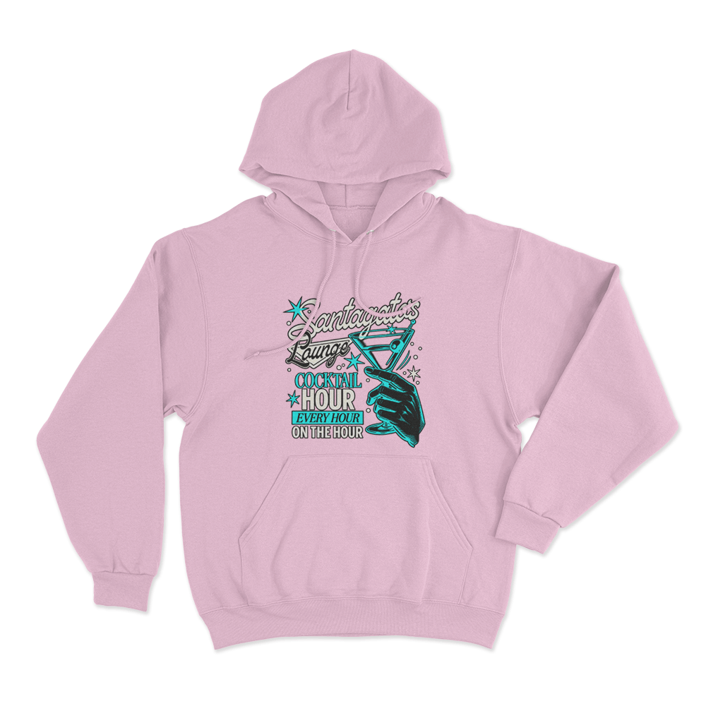 Santagato Lounge Unisex Hoodie Pink Santagato Lounge Unisex Hoodie Pink