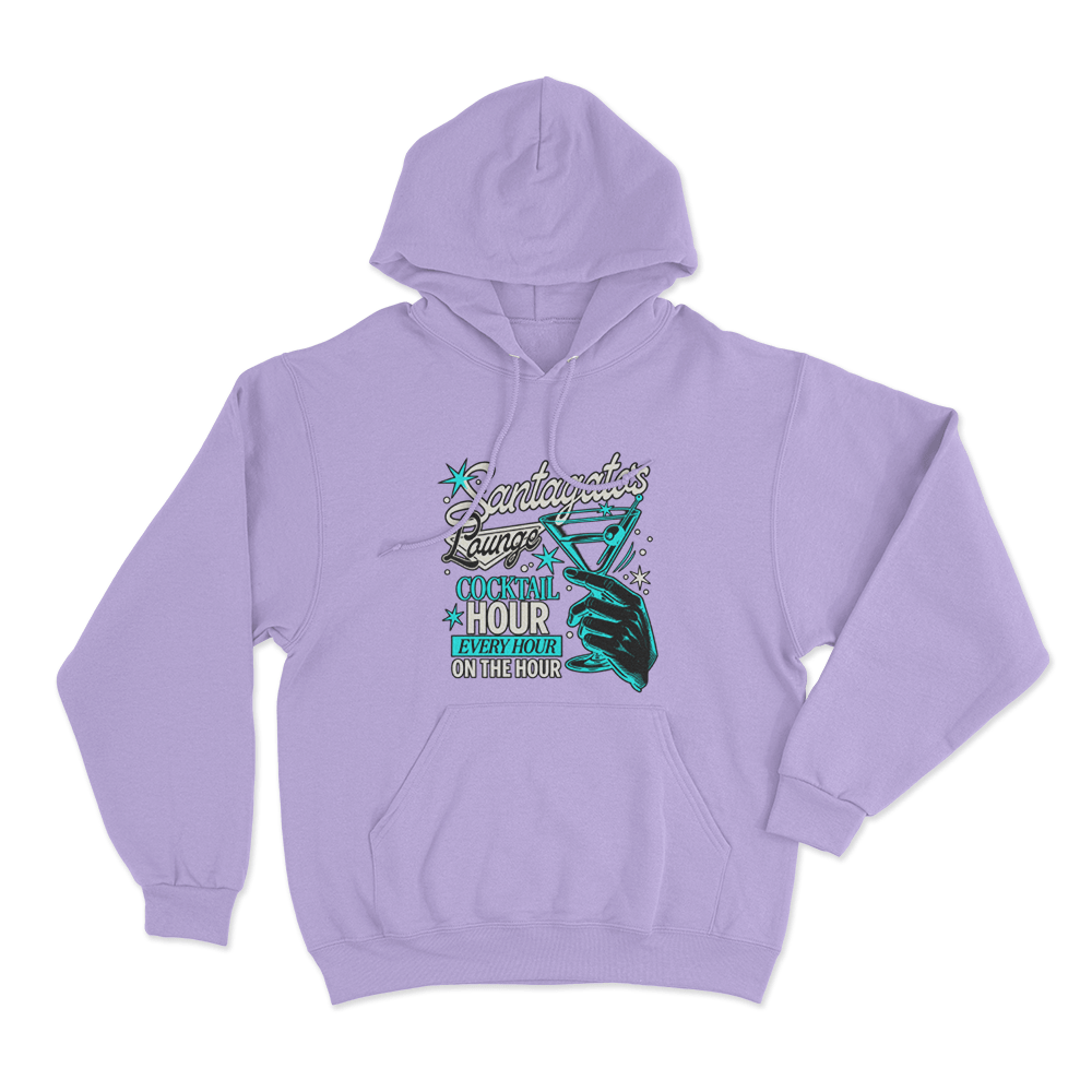 Santagato Lounge Unisex Hoodie Purple Santagato Lounge Unisex Hoodie Purple
