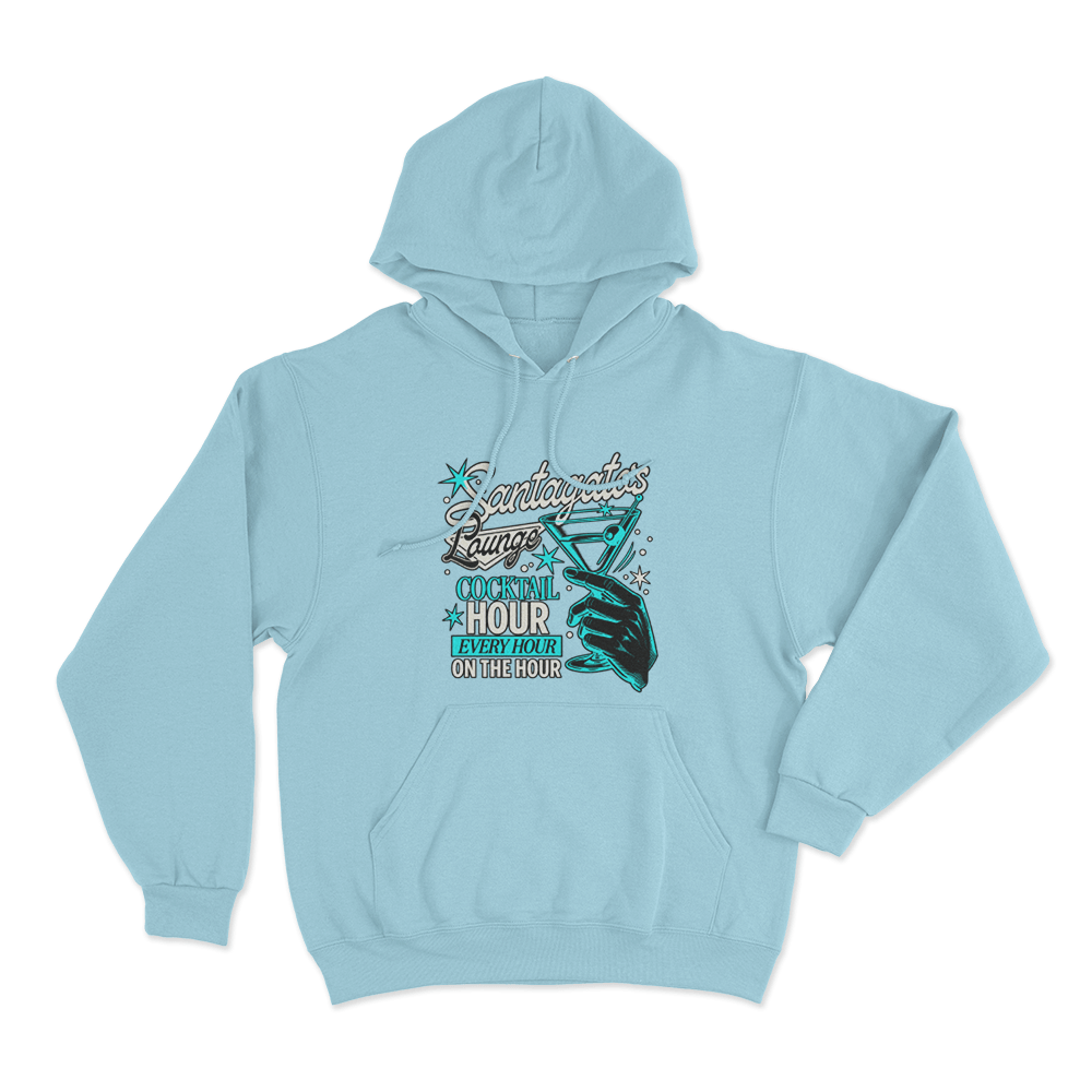 Santagato Lounge Unisex Hoodie Sky Blue Santagato Lounge Unisex Hoodie Sky Blue
