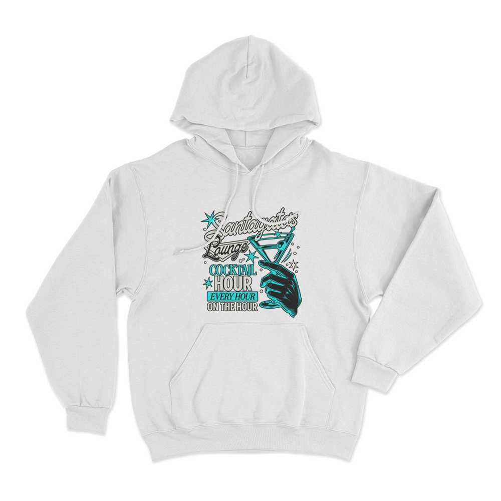 Santagato Lounge Unisex Hoodie White Santagato Lounge Unisex Hoodie White