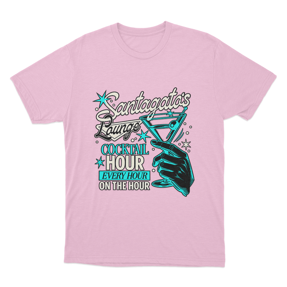 Santagato Lounge Unisex T Shirt Pink Santagato Lounge Unisex T Shirt Pink