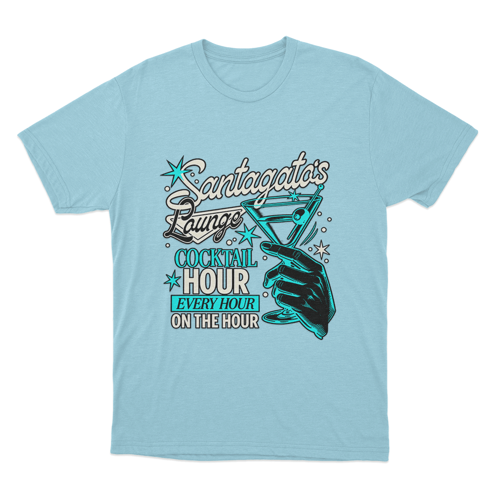 Santagato Lounge Unisex T Shirt Sky Blue Santagato Lounge Unisex T Shirt Sky Blue
