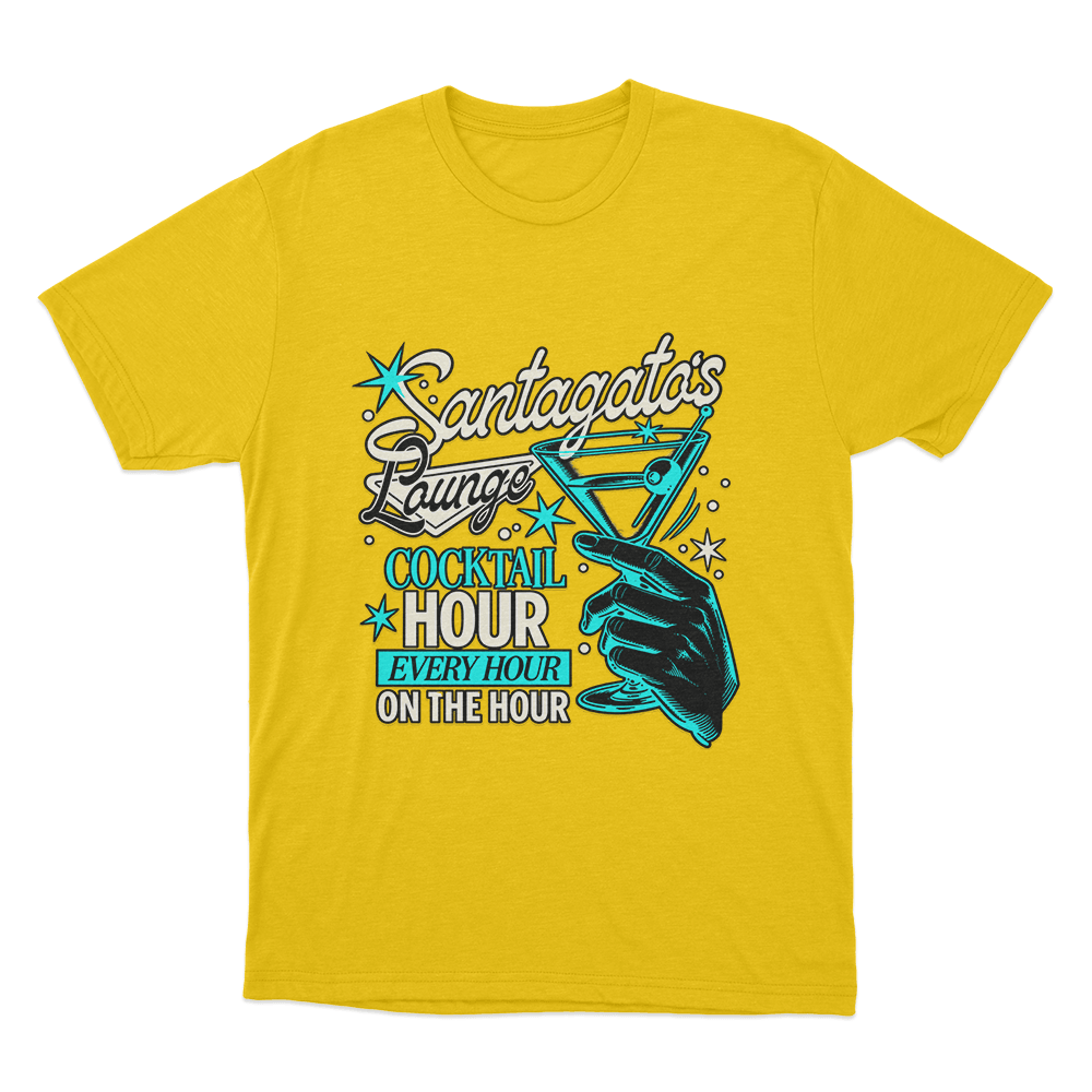Santagato Lounge Unisex T Shirt Yellow Santagato Lounge Unisex T Shirt Yellow
