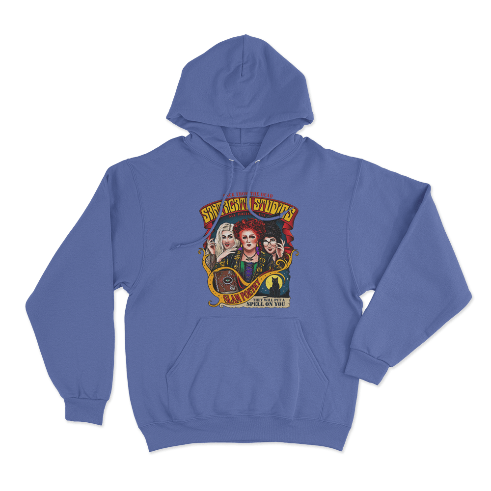 Santagato Studios All Hallows Eve Unisex Hoodie Blue Santagato Studios All Hallows Eve Unisex Hoodie Blue