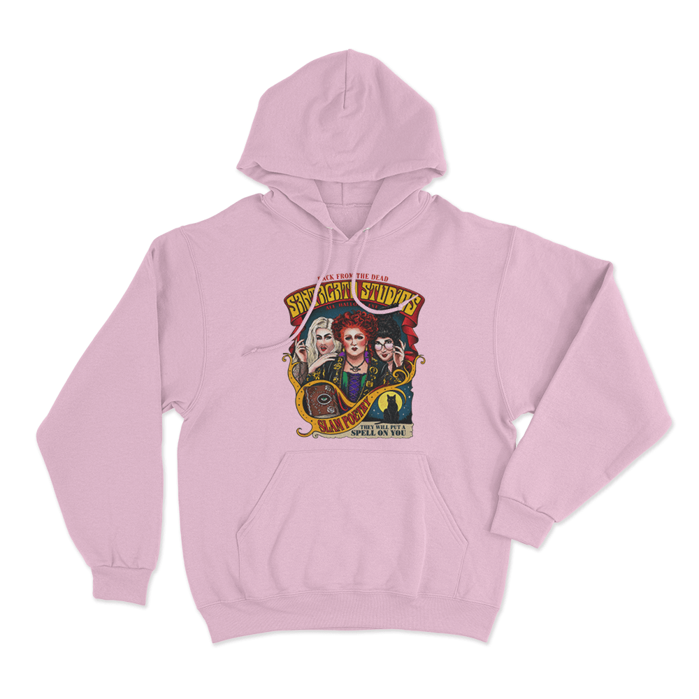 Santagato Studios All Hallows Eve Unisex Hoodie Pink Santagato Studios All Hallows Eve Unisex Hoodie Pink
