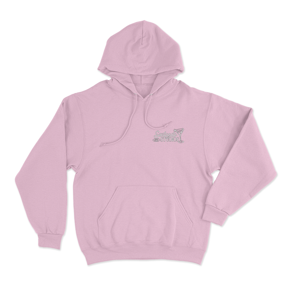 Santagato Studios Martini Logo Unisex Hoodie Pink Santagato Studios Martini Logo Unisex Hoodie Pink