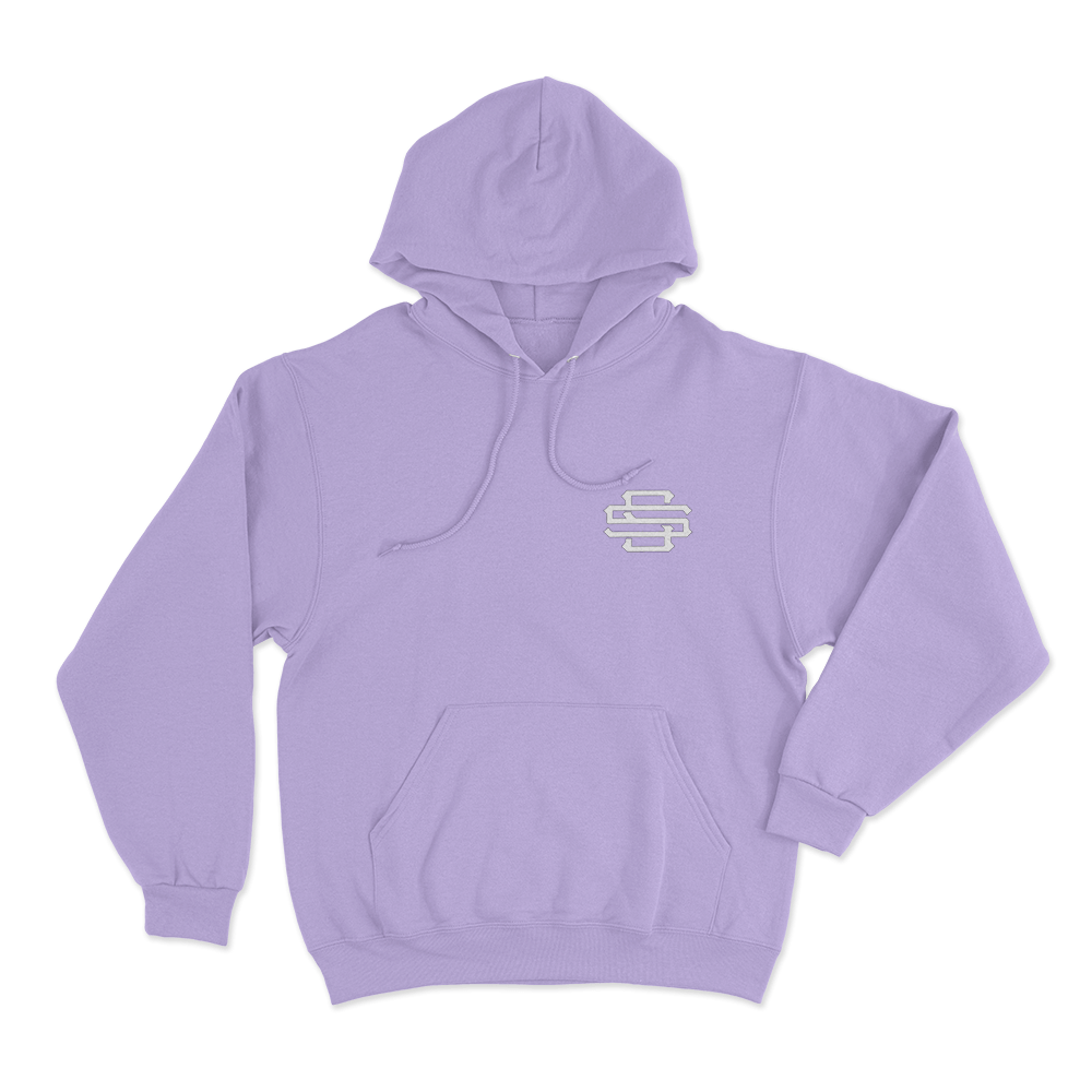 Santagato Studios Monogram Unisex Hoodie Purple Santagato Studios Monogram Unisex Hoodie Purple