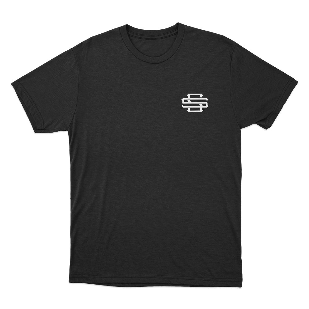 Santagato Studios Monogram Unisex T Shirt Black Santagato Studios Monogram Unisex T Shirt Black