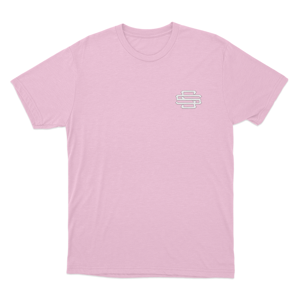Santagato Studios Monogram Unisex T Shirt Pink Santagato Studios Monogram Unisex T Shirt Pink