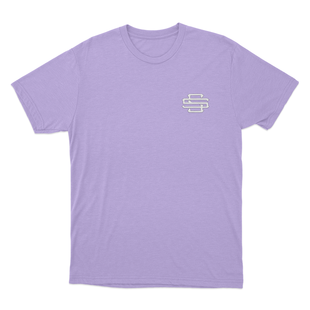Santagato Studios Monogram Unisex T Shirt Purple Santagato Studios Monogram Unisex T Shirt Purple