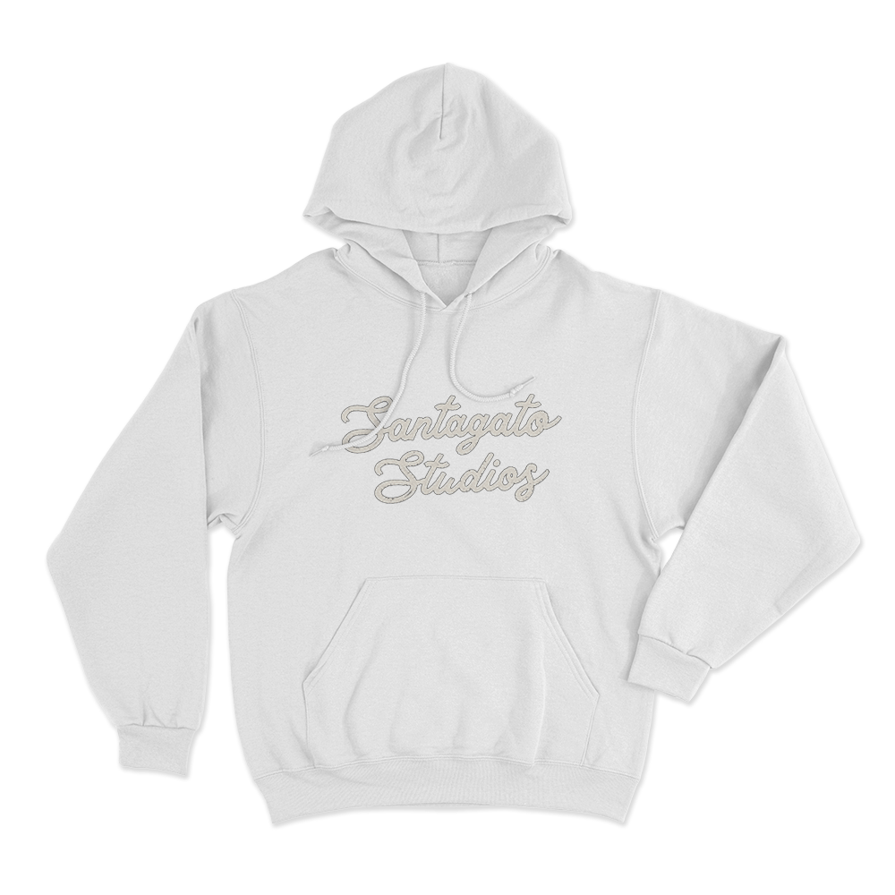 Santagato Studios Unisex Hoodie White Santagato Studios Unisex Hoodie White