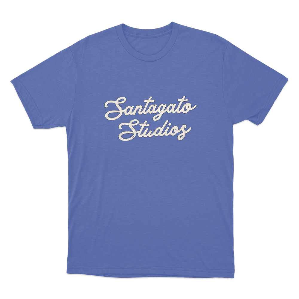 Santagato Studios Unisex T Shirt Blue Santagato Studios Unisex T Shirt Blue