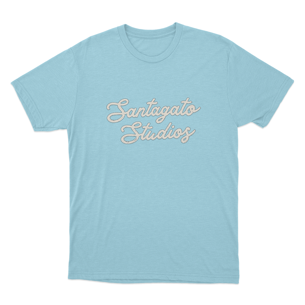 Santagato Studios Unisex T Shirt Sky Blue Santagato Studios Unisex T Shirt Sky Blue