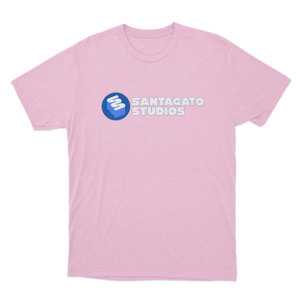 Santagato Studios Wordmark Logo Unisex T Shirt Pink Santagato Studios Wordmark Logo Unisex T Shirt Pink