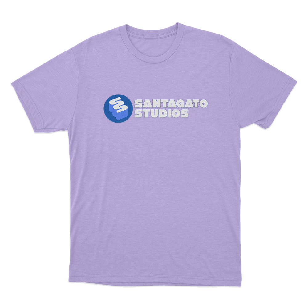 Santagato Studios Wordmark Logo Unisex T Shirt Purple Santagato Studios Wordmark Logo Unisex T Shirt Purple