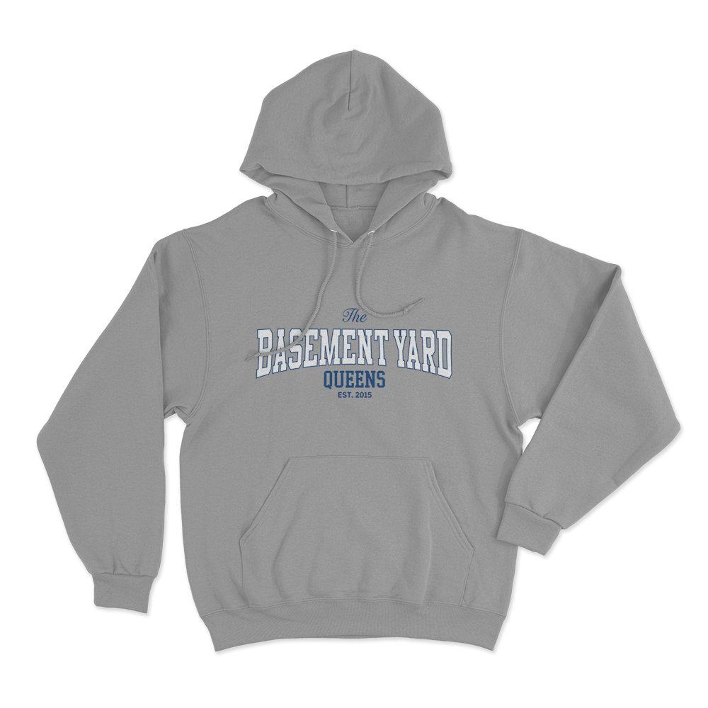 The Basement Yard Queens Est. 2015 Unisex Hoodie Grey The Basement Yard Queens Est. 2015 Unisex Hoodie Grey