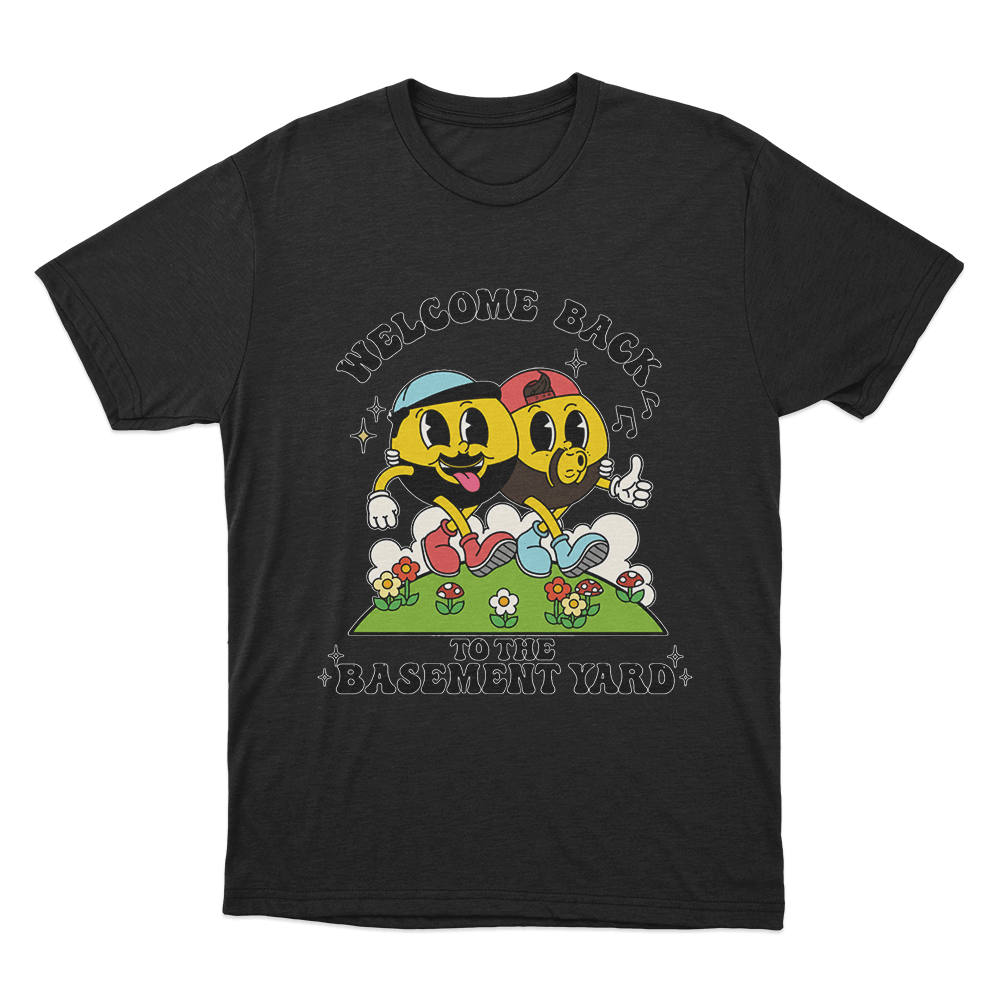 Welcome Back To The Basement Yard Unisex T Shirt Black Welcome Back To The Basement Yard Unisex T Shirt Black